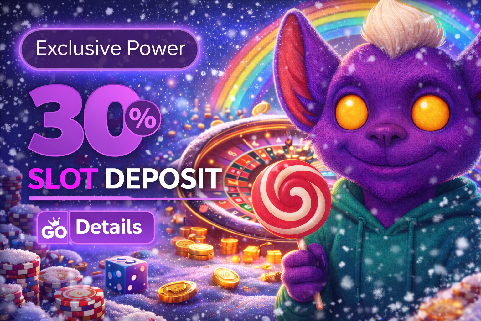 Exclusive Power - 30% Slot Deposit Bonus